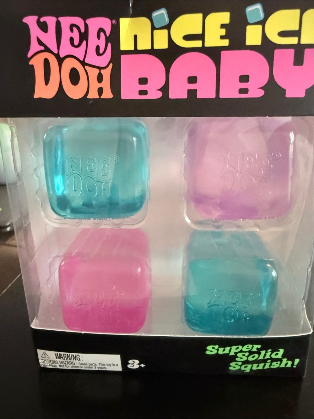 Nee Doh Nice Ice Baby Sensory Putty - Pink & Blue